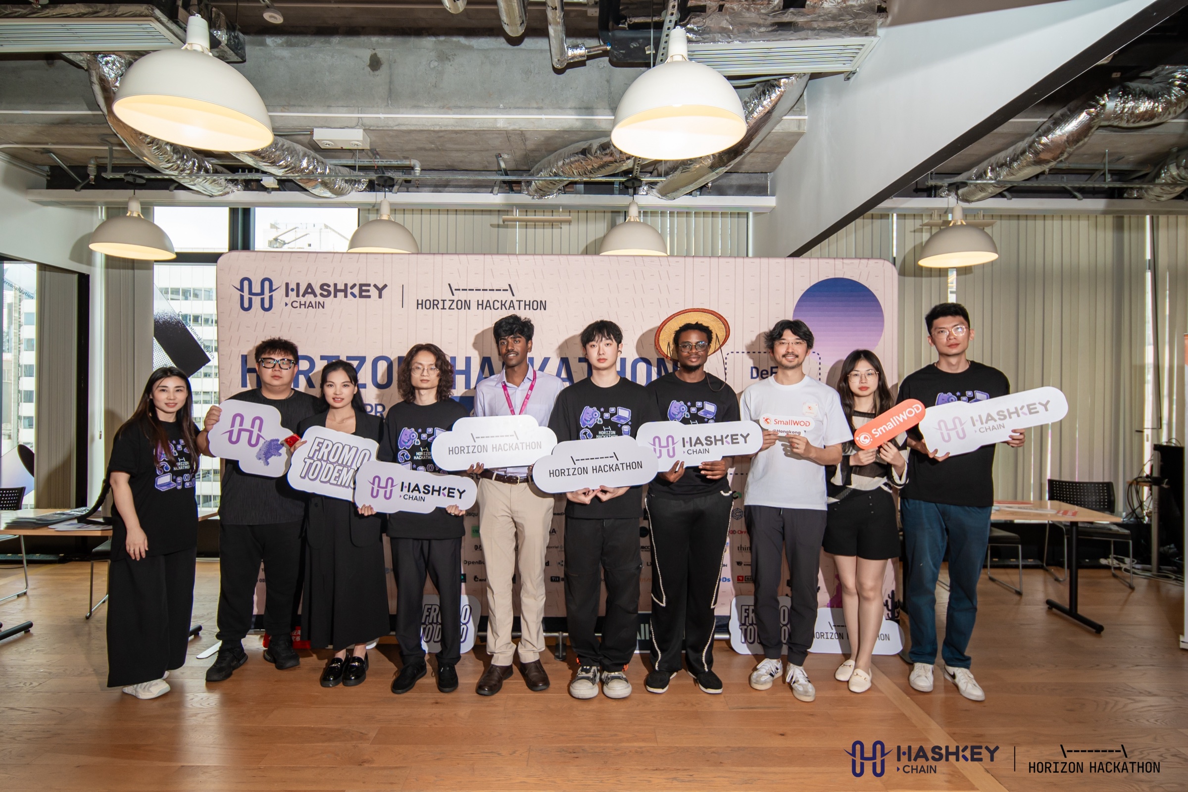 HashKey Chain Horizon Hackathon group photo