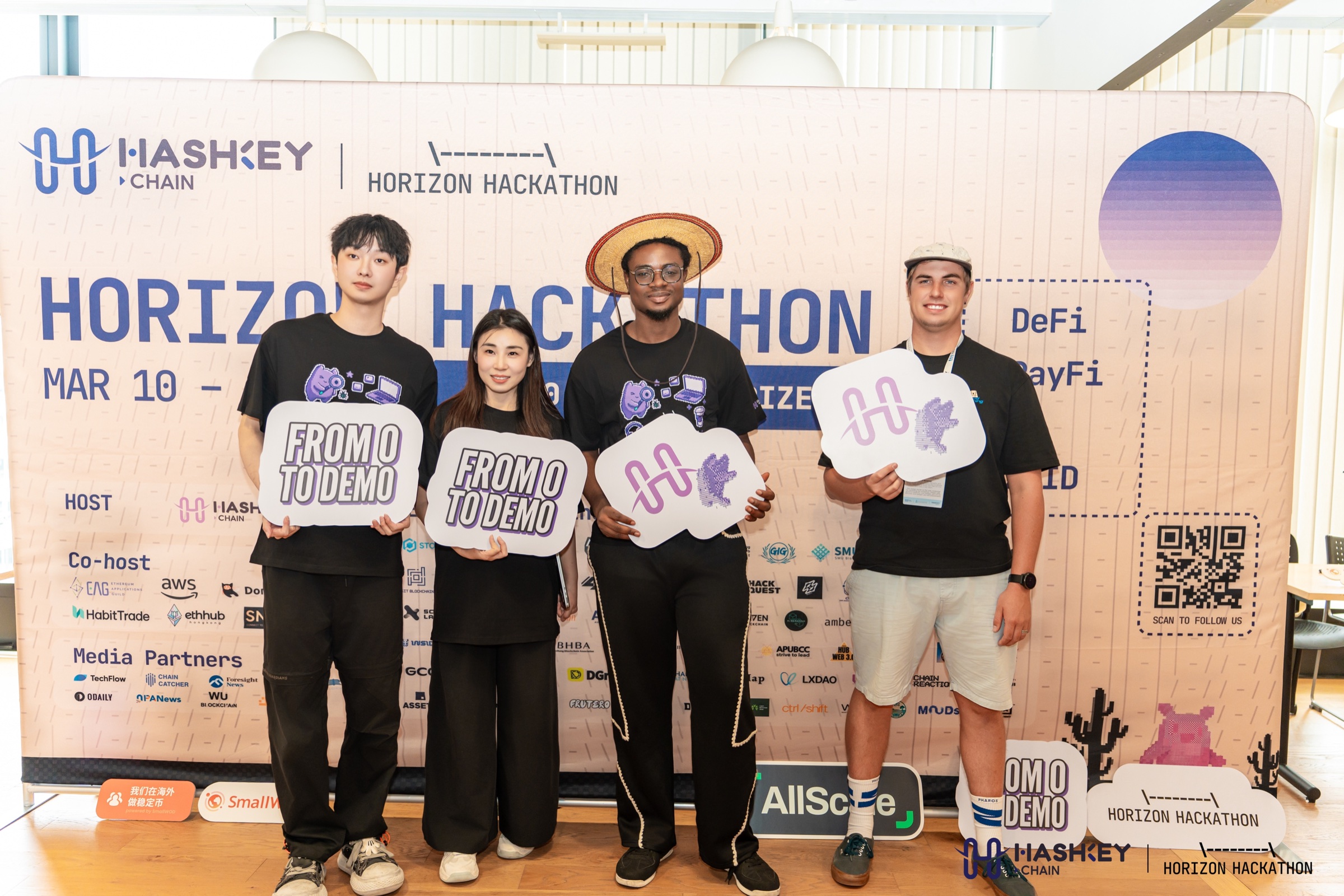 HashKey Chain Horizon Hackathon team photo
